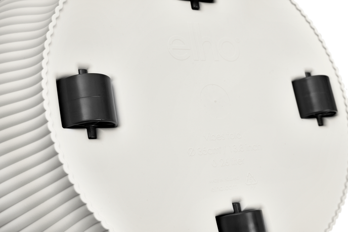 vibes fold round wheels 35cm silky white